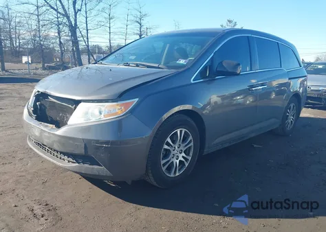 2013 Honda Odyssey Ex z USA, uszkodzony, nr VIN 5FNRL5H49DB088170